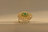 Eria 22K Gold Swarovski Ring - R176