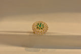 Eria 22K Gold Swarovski Ring - R176