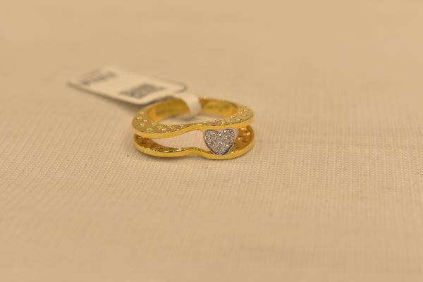 Eria 22K Gold Swarovski Ring - R77