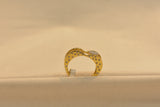 Eria 22K Gold Swarovski Ring - R77