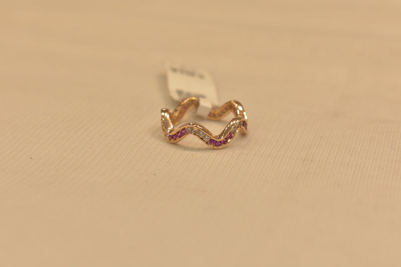 Eria 18kt Gold Swarovski Ring - R100