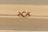 Eria 18kt Gold Swarovski Ring - R100