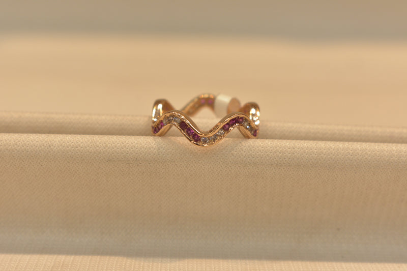 Eria 18kt Gold Swarovski Ring - R100