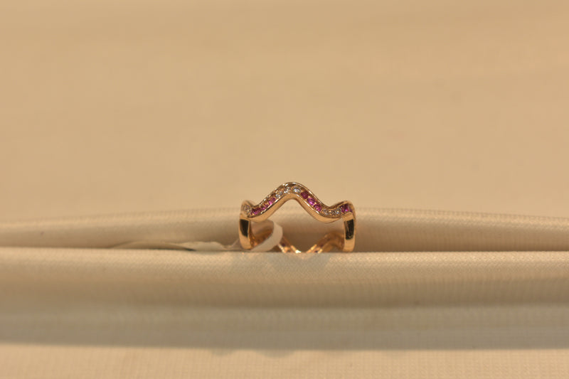 Eria 18kt Gold Swarovski Ring - R100