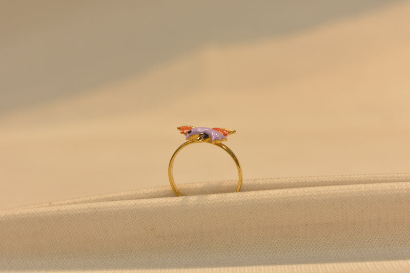 Eria 22kt Gold Swarovski Ring - R111