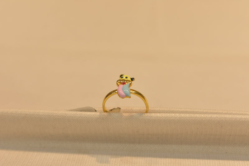 Eria 22kt Gold Swarovski Ring - R56