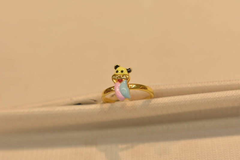 Eria 22kt Gold Swarovski Ring - R56