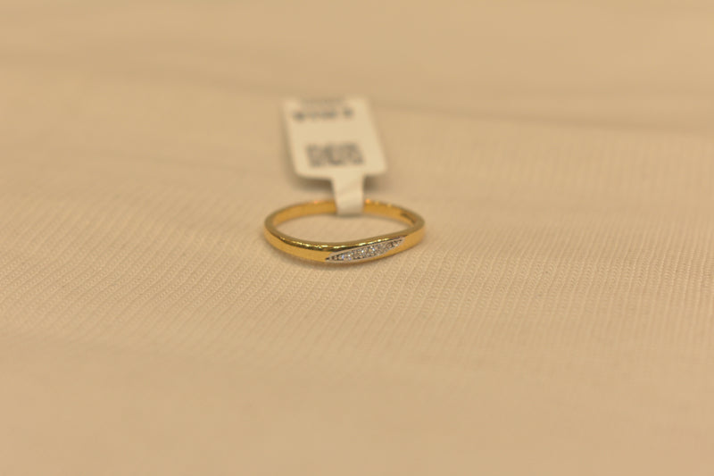 Eria 22k Gold Swarovski Ring - R219