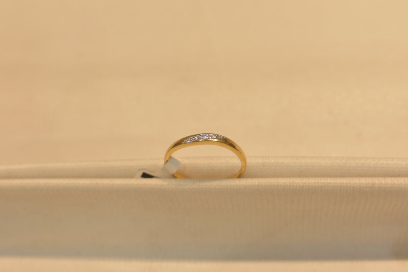 Eria 22k Gold Swarovski Ring - R219