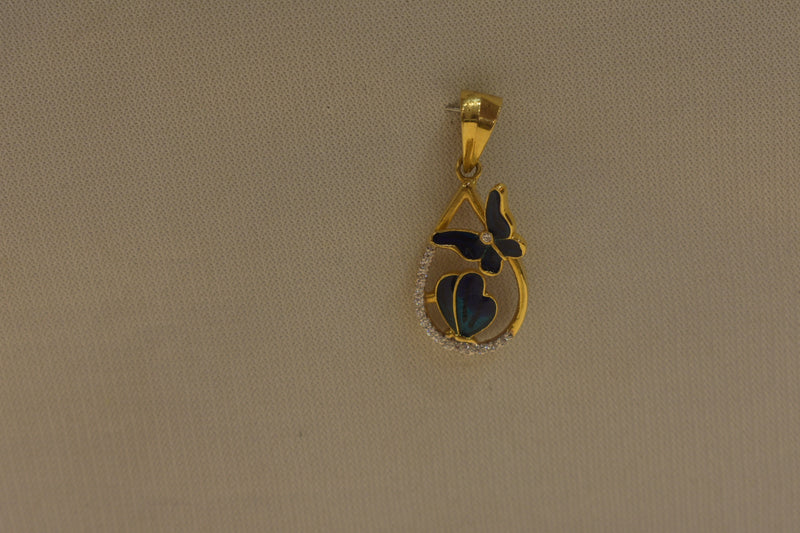 ERIA 22kt Yellow Gold Pendant D4