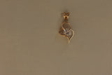 ERIA 18kt Rose Gold Pendant D12