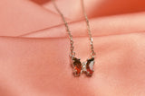 Dreamy Butterfly Silver Necklace- SN21