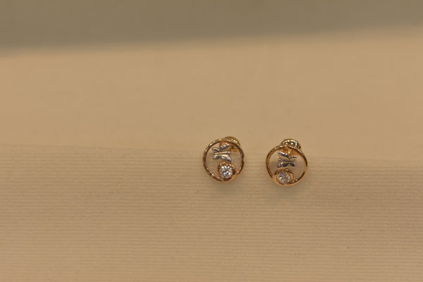 Eria 18k Rose Gold with Rhodium- T24