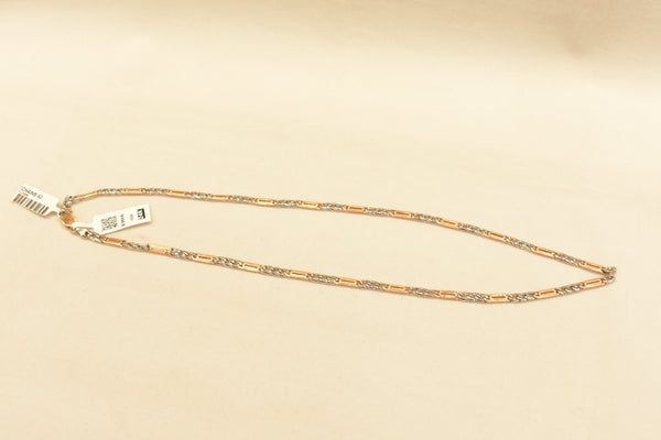 Eria Platinum with Rose gold Chain - C8