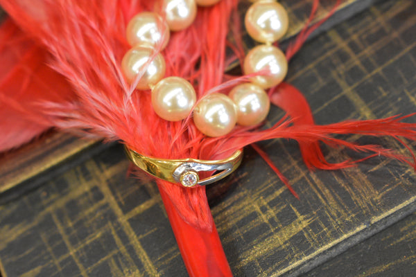 Eria 22kt Gold Swarovski Ring - R42