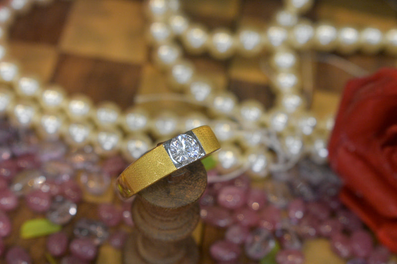 Eria 22K Gold Swarovski Ring - R70