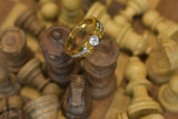 Eria 22K Gold Swarovski Ring - R24