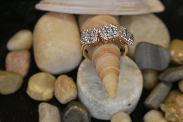 Eria 18K Gold Swarovski Ring - R74