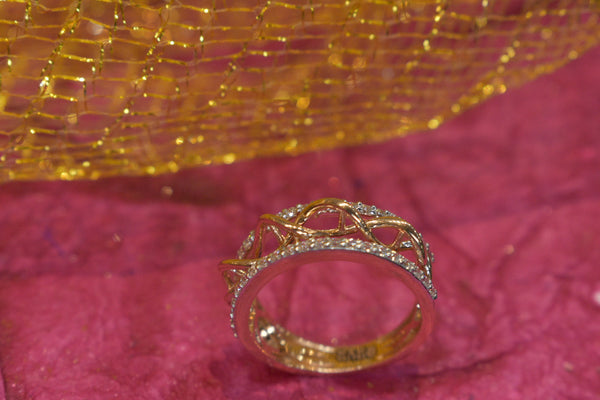 Eria 18K Gold Swarovski Ring - R159