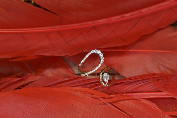 Eria 18K Gold Swarovski Ring - R46