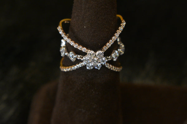 Eria 18K Gold Swarovski Ring - R104