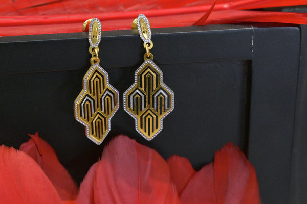 Eria 22K Yellow Gold with Rhodium - PD6