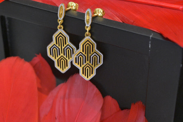 Eria 22K Yellow Gold with Rhodium - PD6