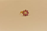 Eria 22kt Gold Swarovski Ring - R204