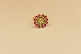 Eria 22kt Gold Swarovski Ring - R205