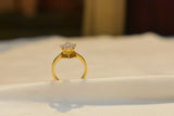 Eria 22kt Gold Swarovski Ring - R133