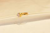 Eria 22kt Gold Swarovski Ring - R133