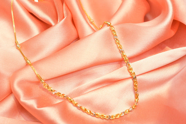 Eria 22k Yellow Gold Chain - C73