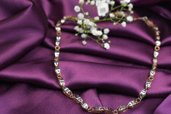 Eria 18K Rose gold With Rhodium Chain - C20