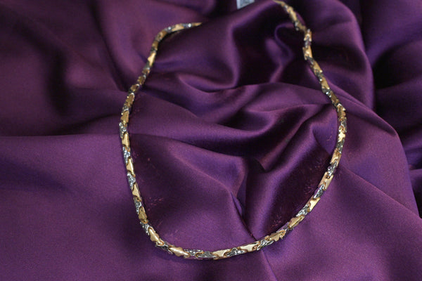 Eria 18K Rose gold With Rhodium Chain - C13
