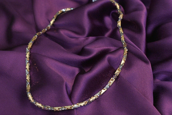 Eria 18K Rose gold With Rhodium Chain - C13