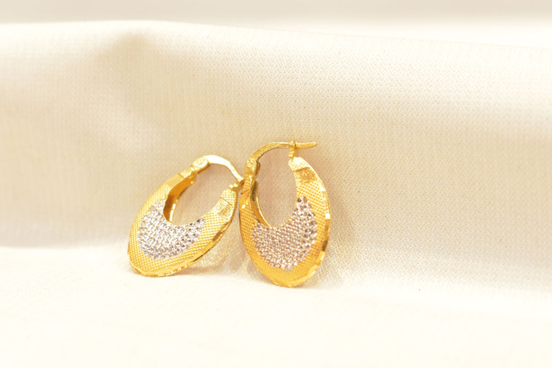 Eria 22K Gold Swarovski Tops - T110 view1