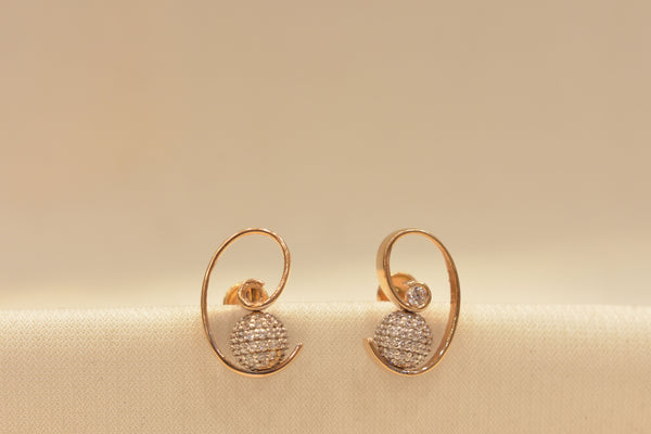 Eria 18K Gold Swarovski Tops - PD12 View1