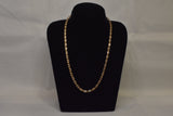 Eria 18K Gold Chain with Precious Stones - C18 - View 1