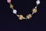 Eria 22K Gold Chain with Pearls - C58 - View 3