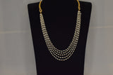 Eria 22K Gold Chain with Pearls - C4 -View 1