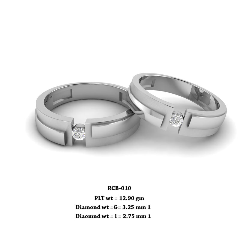 Couple ring with deals diamond