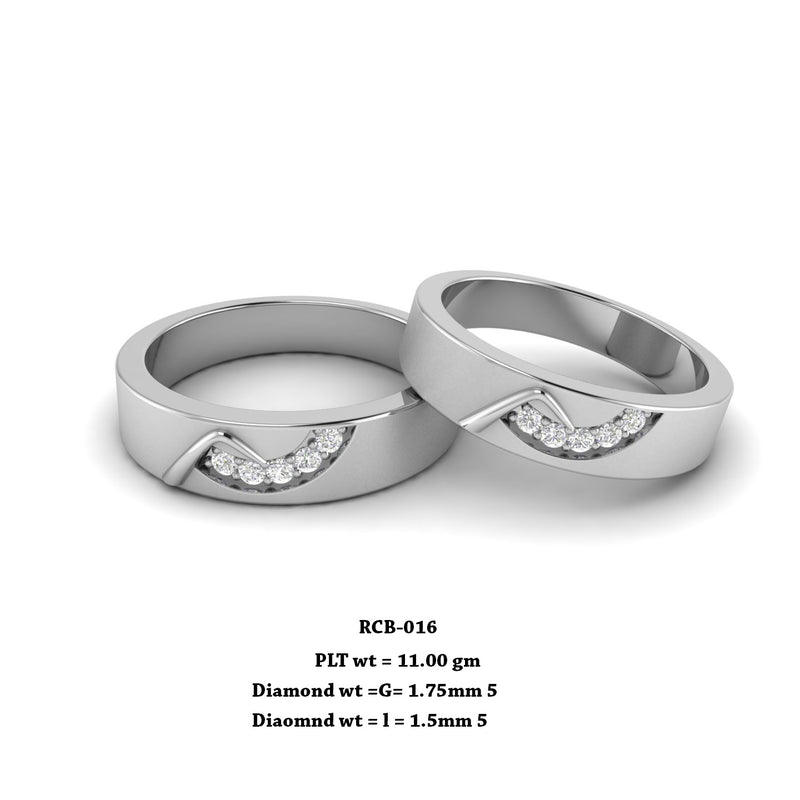 Diamond Ring Price Platinum Love Bands For Couple Tanishq