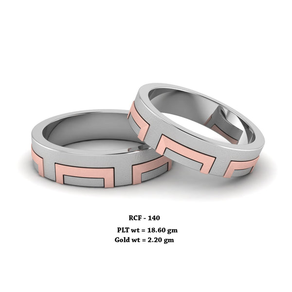 RCF 140 platinum Couple Rings