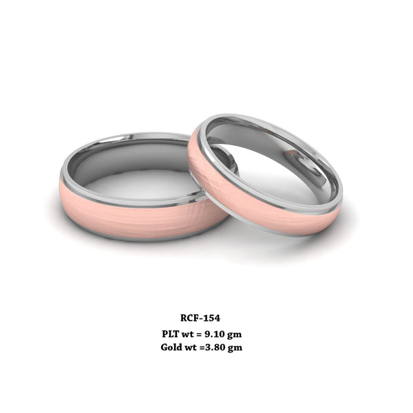 RCF 154 platinum Couple Rings