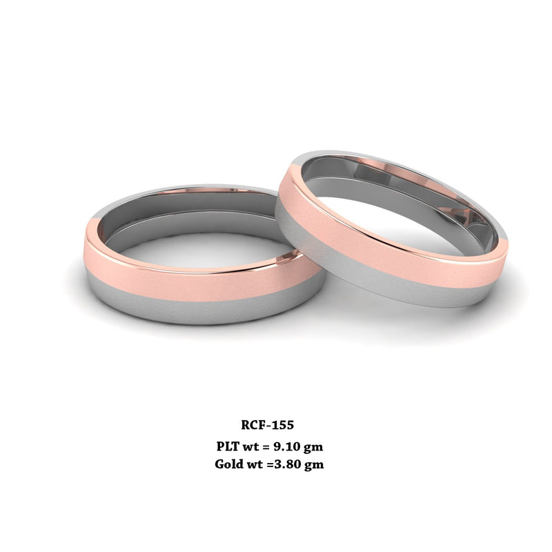 RCF 155 platinum Couple Rings