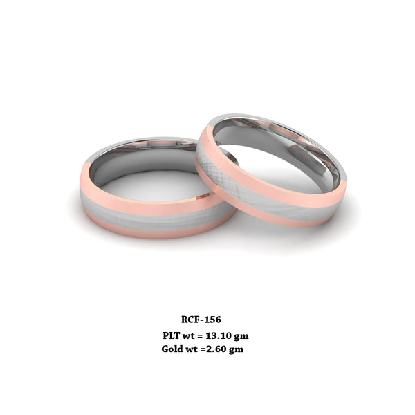 RCF 156 platinum Couple Rings