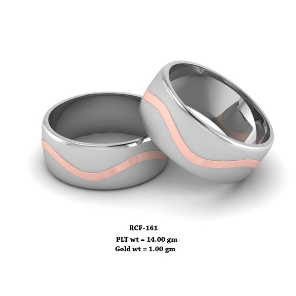 RCF 161platinum Couple Rings