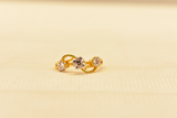 Eria 22K Gold Swarovski Ring - R69 - View 3