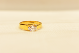 Eria 22K Gold Swarovski Ring - R75 - View 1