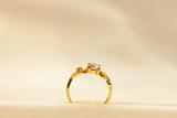 Eria 22K Gold Swarovski Ring - R103 - View 2